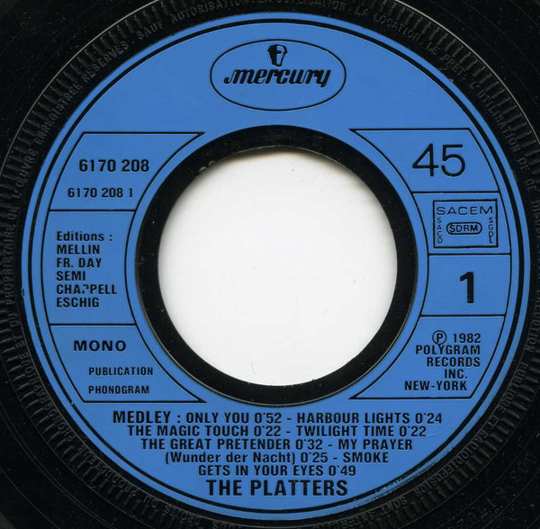 The Platters - Platterama Medley 3 The Platters - Platterama Medley