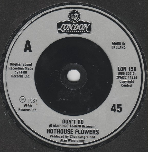 Hothouse Flowers - Don't Go 3 Hothouse Flowers - Don't Go