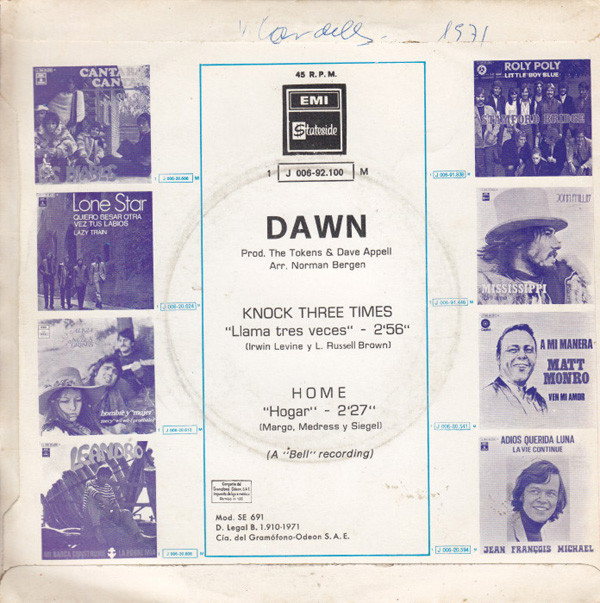 Dawn (5) - Knock Three Times 2 Dawn (5) - Knock Three Times
