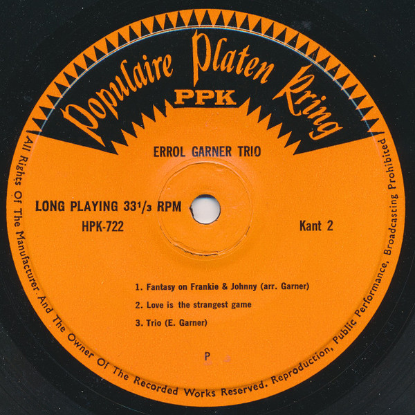 Erroll Garner Trio - Erroll Garner 4 Erroll Garner Trio - Erroll Garner
