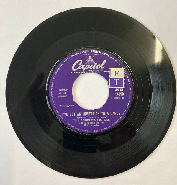 The Andrews Sisters - I've Got An Invitation To A Dance 3 The Andrews Sisters - I've Got An Invitation To A Dance