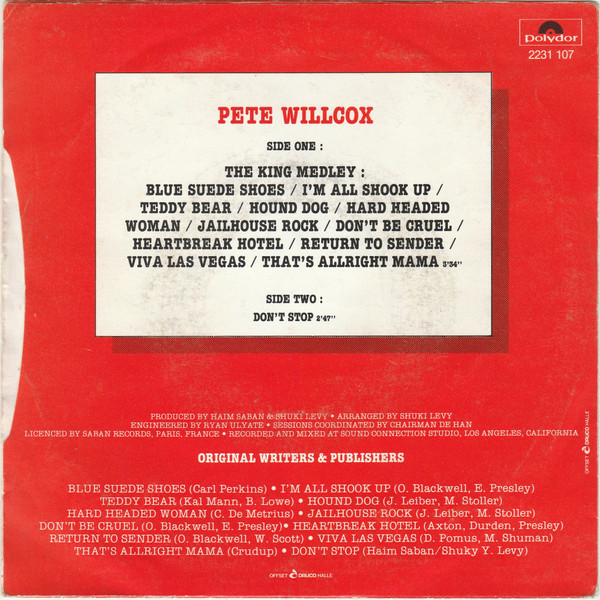Pete Willcox - The King 2 Pete Willcox - The King