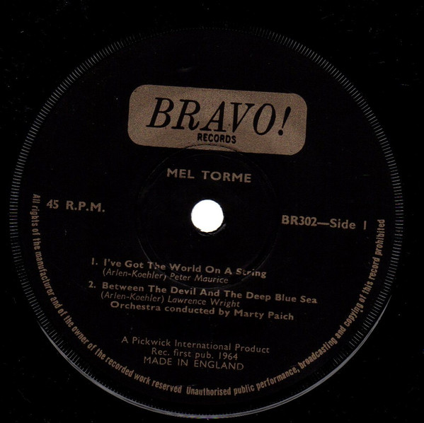 Mel Tormé - Mel Tormé 3 Mel Tormé - Mel Tormé