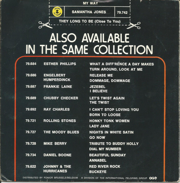 Samantha Jones - My Way / They Long To Be 2 Samantha Jones - My Way / They Long To Be