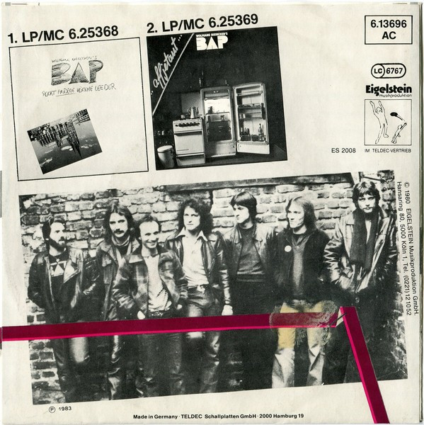 BAP - Chauvi Rock / Wahnsinn 2 BAP - Chauvi Rock / Wahnsinn