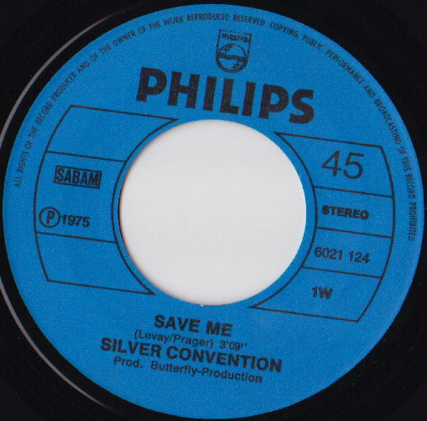Silver Convention - Save Me 3 Silver Convention - Save Me