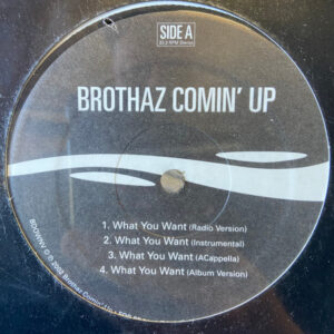 Brothas Comin' Up - What You Want / Party Tonight / Act On It