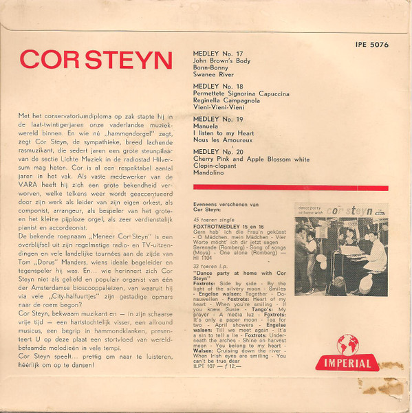 Cor Steyn - Medley No. 17, 18, 19, 20 2 Cor Steyn - Medley No. 17, 18, 19, 20