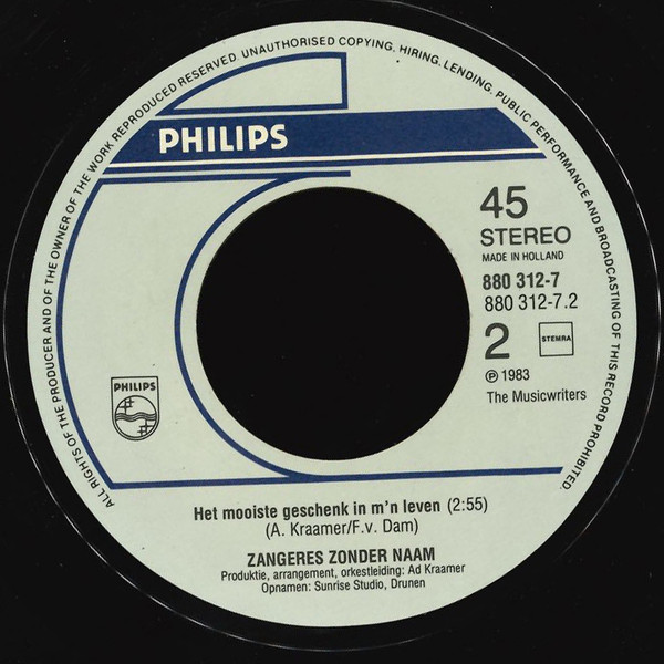 Zangeres Zonder Naam - Medley / Het Mooiste Geschenk In Mijn Leven 4 Zangeres Zonder Naam - Medley / Het Mooiste Geschenk In Mijn Leven