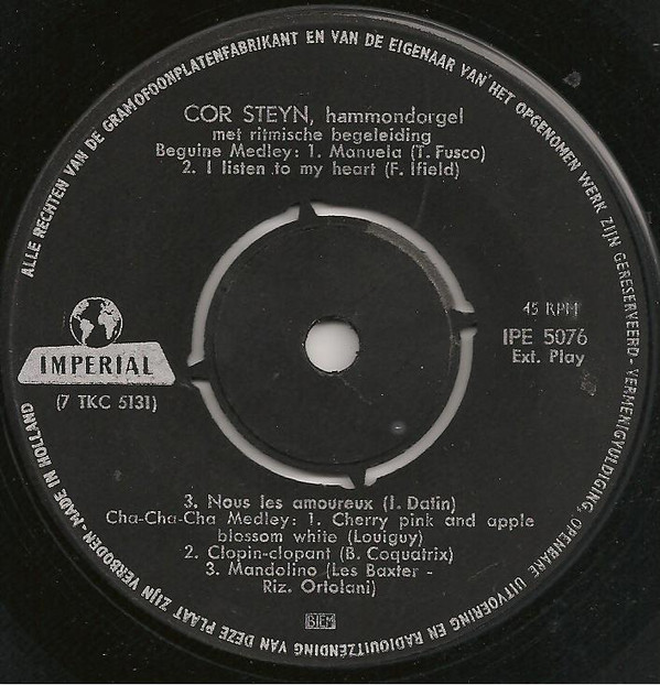 Cor Steyn - Medley No. 17, 18, 19, 20 4 Cor Steyn - Medley No. 17, 18, 19, 20