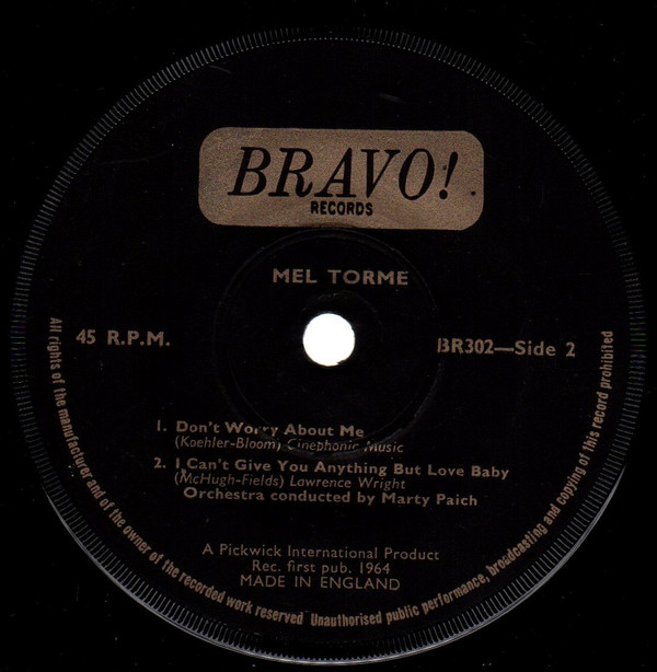 Mel Tormé - Mel Tormé 4 Mel Tormé - Mel Tormé