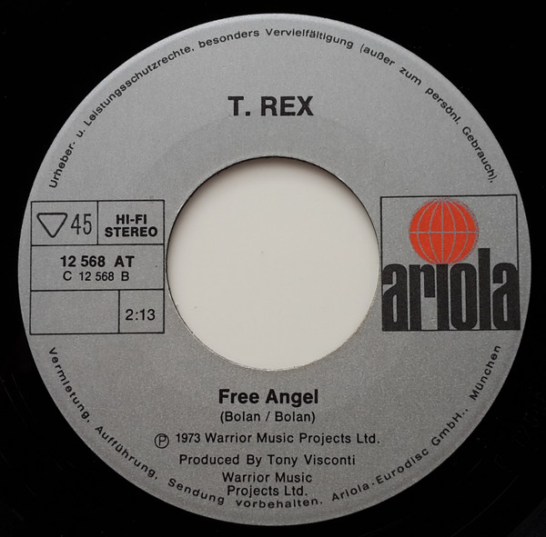 T. Rex - 20th Century Boy / Free Angel 4 T. Rex - 20th Century Boy / Free Angel