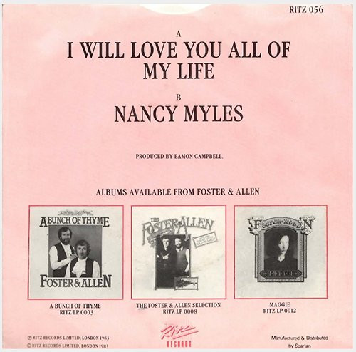 Foster & Allen - I Will Love You All My Life 2 Foster & Allen - I Will Love You All My Life