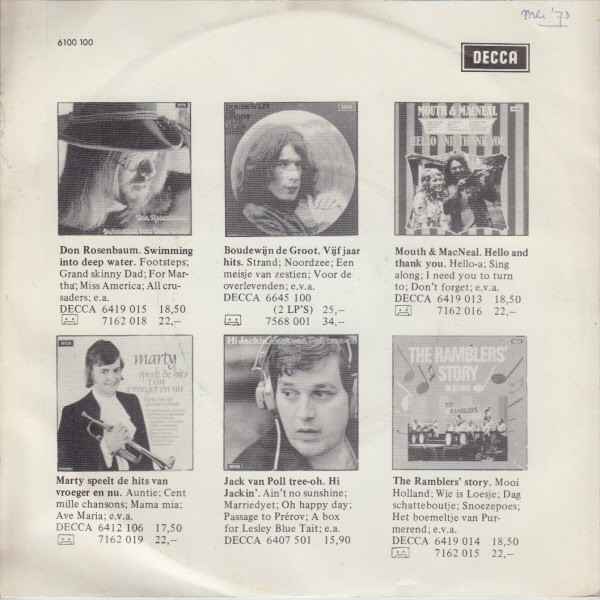 Ria Valk - Moeder Ik Ben Zo Bang / Wat Jij Kan Doe Ik Beter 2 Ria Valk - Moeder Ik Ben Zo Bang / Wat Jij Kan Doe Ik Beter