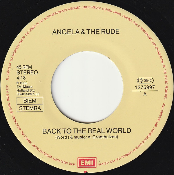 Angela & The Rude - Back To The Real World 3 Angela & The Rude - Back To The Real World