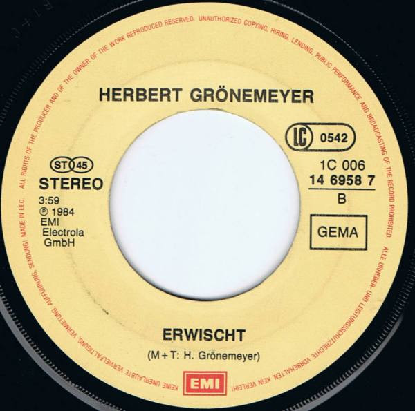 Herbert Grönemeyer - Alkohol 4 Herbert Grönemeyer - Alkohol