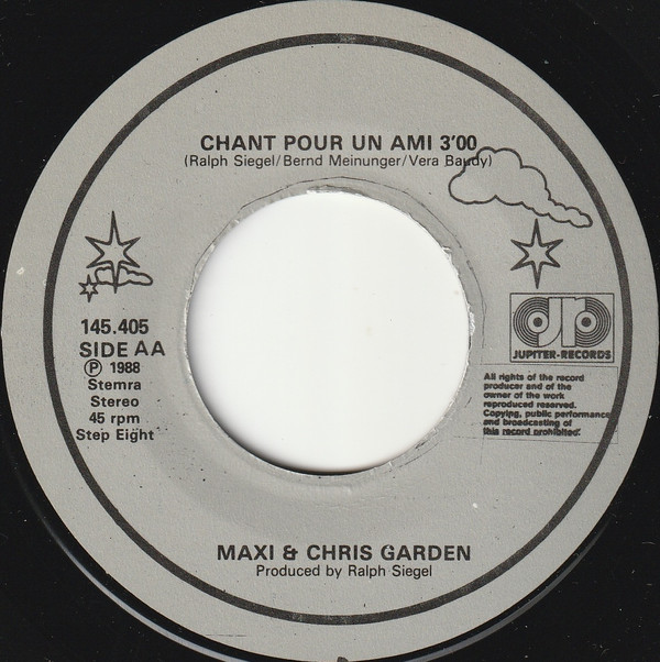 Maxi & Chris Garden - Lied Für Einen Freund / Chant Pour Un Ami 4 Maxi & Chris Garden - Lied Für Einen Freund / Chant Pour Un Ami