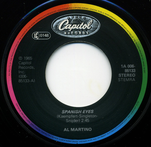 Al Martino - Volare / Spanish Eyes 3 Al Martino - Volare / Spanish Eyes