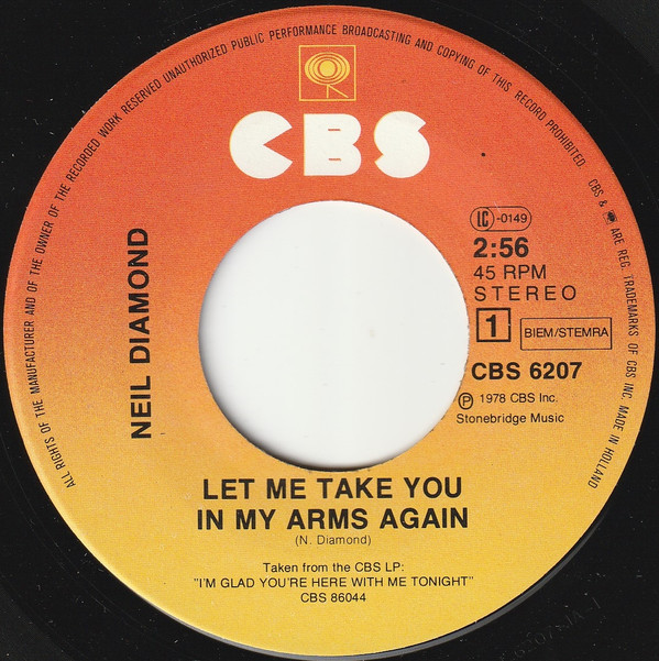Neil Diamond - Let Me Take You In My Arms Again 3 Neil Diamond - Let Me Take You In My Arms Again