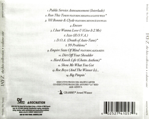 Jay-Z - The Hits Collection ◆ Volume One 2 Jay-Z - The Hits Collection ◆ Volume One