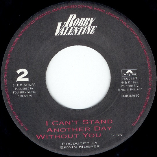 Robby Valentine - I Believe In You 4 Robby Valentine - I Believe In You