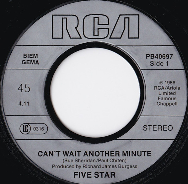 Five Star - Can't Wait Another Minute 3 Five Star - Can't Wait Another Minute