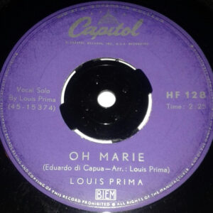Louis Prima - Oh Marie / Buona Sera