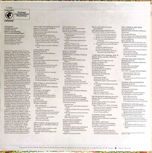 Carlo Gesualdo - Madrigals And Sacred Music 2 Carlo Gesualdo - Madrigals And Sacred Music