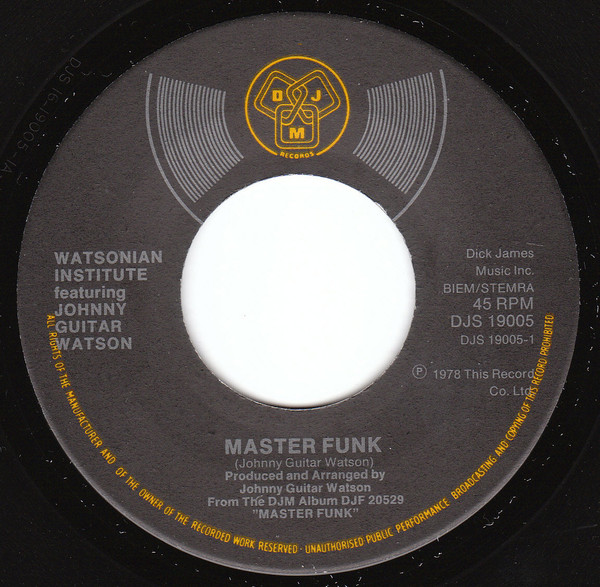 Watsonian Institute - Master Funk 3 Watsonian Institute - Master Funk