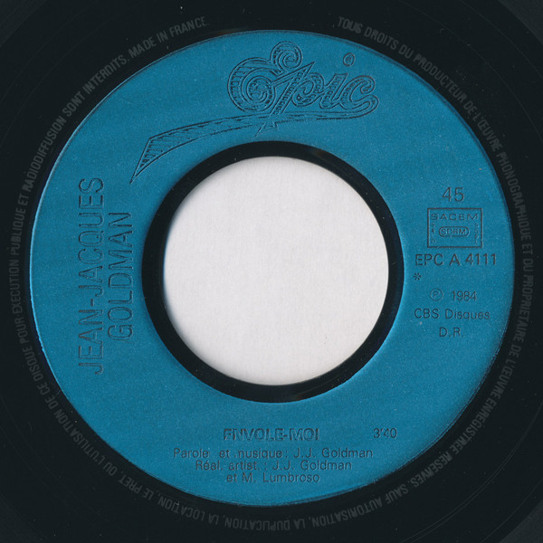 Jean-Jacques Goldman - Envole-moi 3 Jean-Jacques Goldman - Envole-moi