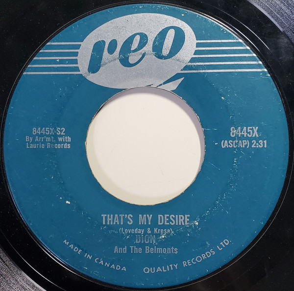 Dion & The Belmonts - Where Or When 2 Dion & The Belmonts - Where Or When