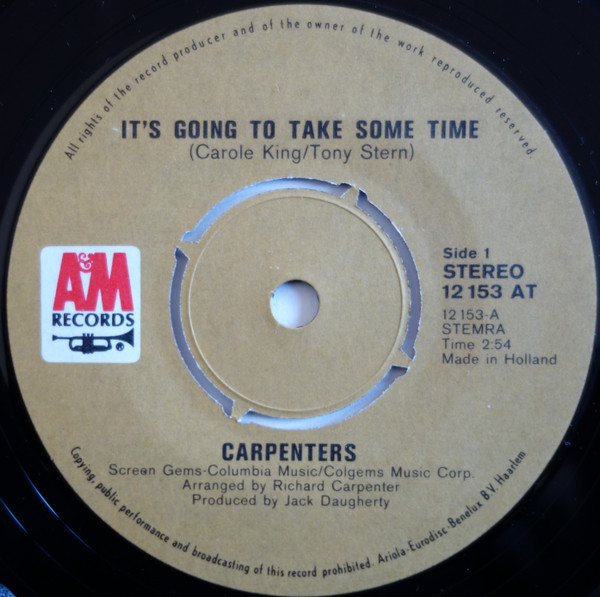 Carpenters - It's Going To Take Some Time 3 Carpenters - It's Going To Take Some Time
