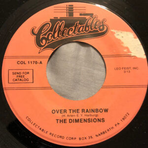 The Demensions - Over the Rainbow