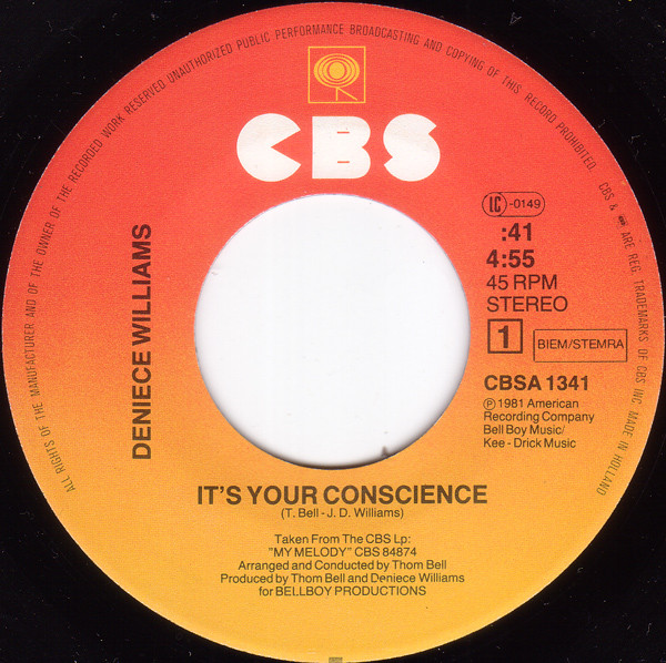 Deniece Williams - It's Your Conscience 3 Deniece Williams - It's Your Conscience