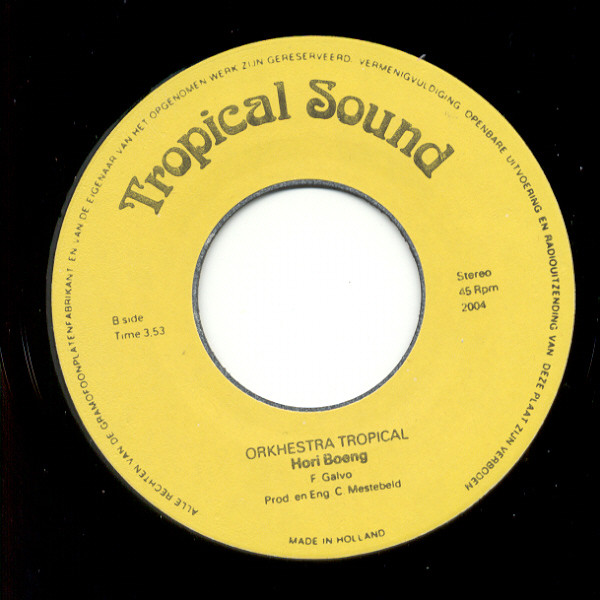 Orchestra Tropical - Aling De Waai / Hori Boeng 4 Orchestra Tropical - Aling De Waai / Hori Boeng