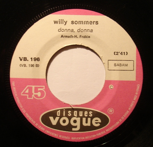 Willy Sommers - Sympathie Is Geen Liefde 4 Willy Sommers - Sympathie Is Geen Liefde