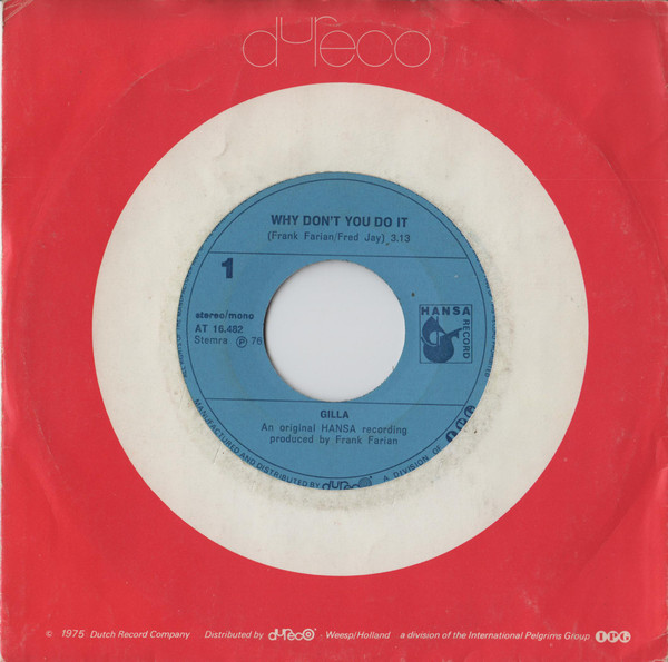 Gilla - Why Don't You Do It? 1 Gilla - Why Don't You Do It?