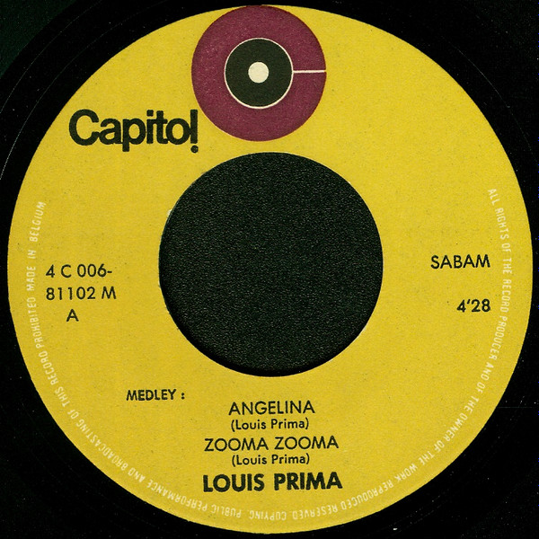 Louis Prima - Medley: Zooma Zooma / Medley: Just A Gigolo/I Ain't Got Nobody 2 Louis Prima - Medley: Zooma Zooma / Medley: Just A Gigolo/I Ain't Got Nobody