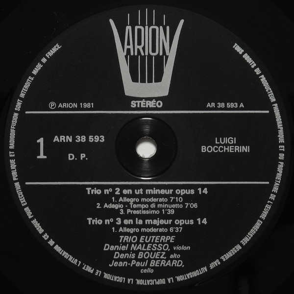 Luigi Boccherini - Trios N° 2, 3 Et 4 De L'Opus 14 2 Luigi Boccherini - Trios N° 2, 3 Et 4 De L'Opus 14