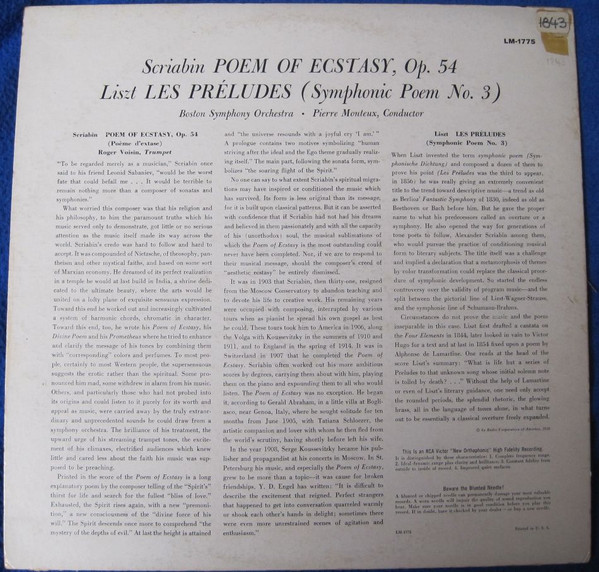 Alexander Scriabin - Poem Of Ecstasy / Les Preludex 2 Alexander Scriabin - Poem Of Ecstasy / Les Preludex
