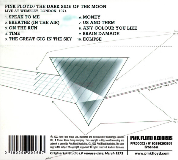 Pink Floyd - The Dark Side Of The Moon (Live At Wembley 1974) 3 Pink Floyd - The Dark Side Of The Moon (Live At Wembley 1974)