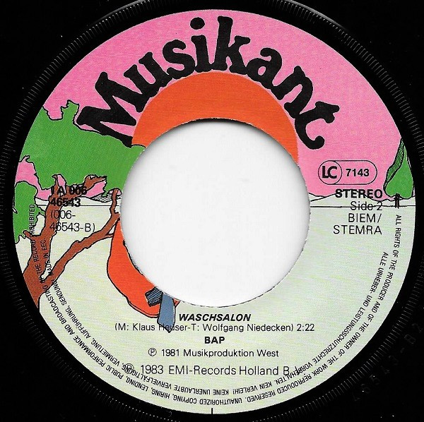 BAP - Verdamp Lang Her / Waschsalon 4 BAP - Verdamp Lang Her / Waschsalon