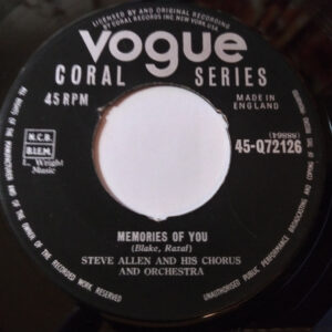 Steve Allen And His Chorus And Orchestra - Memories of You / What is a Wife?