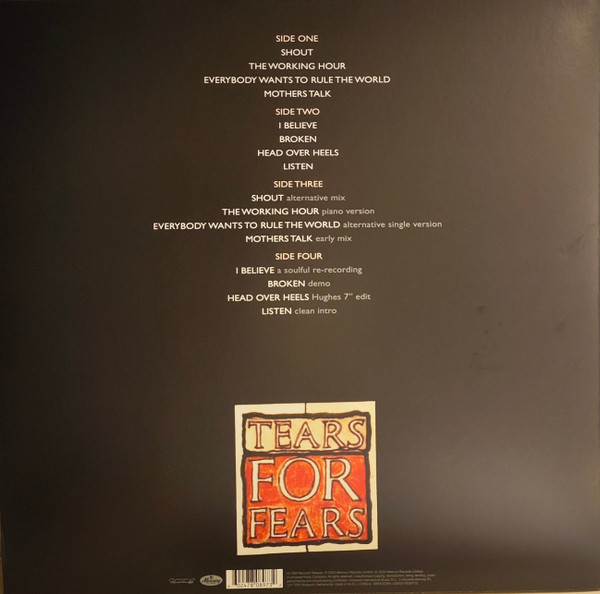 Tears For Fears - Songs From The Big Chair 2 Tears For Fears - Songs From The Big Chair