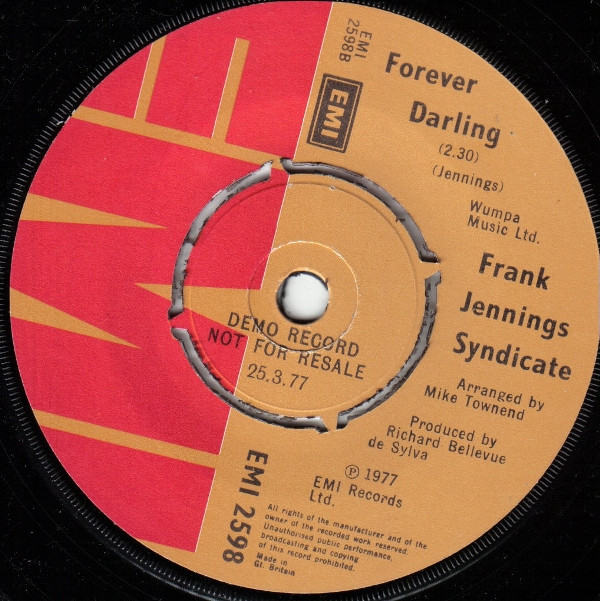 Frank Jennings Syndicate - Love Is The Answer (To My Dreams) 2 Frank Jennings Syndicate - Love Is The Answer (To My Dreams)