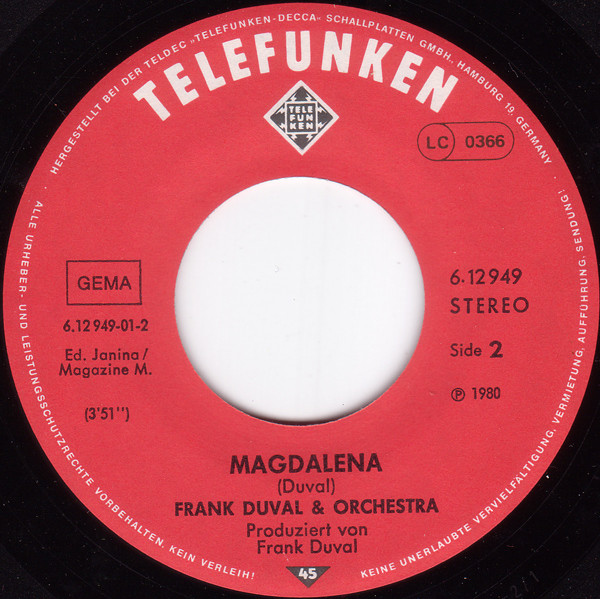 Frank Duval & Orchestra - Angel Of Mine 4 Frank Duval & Orchestra - Angel Of Mine