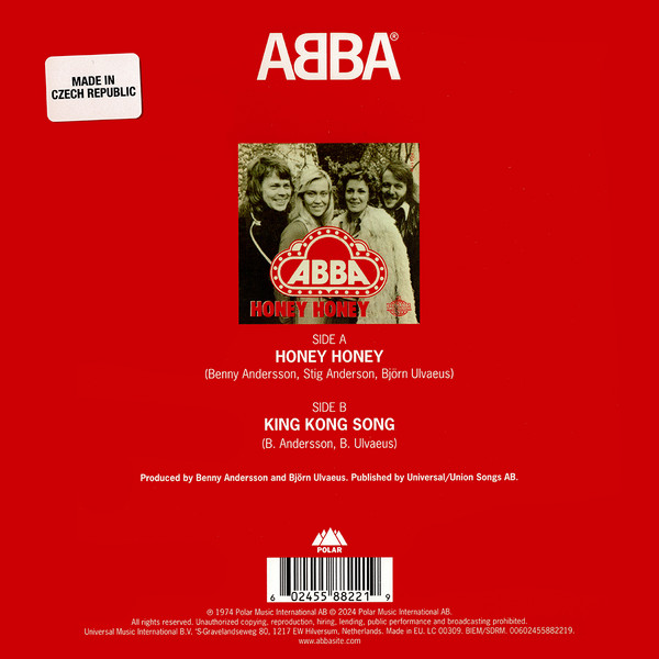 ABBA - Honey Honey / King Kong Song 2 ABBA - Honey Honey / King Kong Song