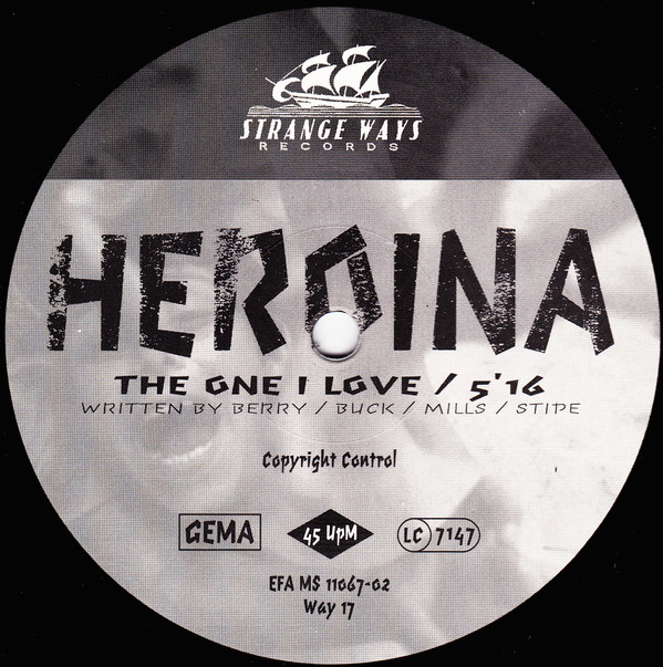 Heroina - The One I Love / Dancing Barefoot 2 Heroina - The One I Love / Dancing Barefoot