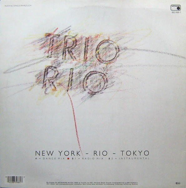 Trio Rio - New York - Rio - Tokyo 2 Trio Rio - New York - Rio - Tokyo