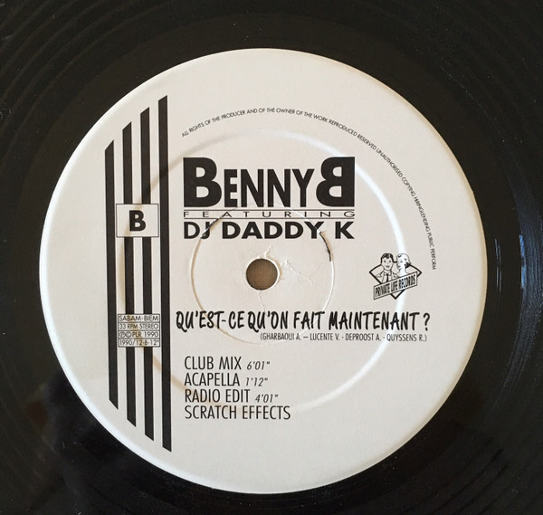 Benny B, DJ Daddy K - Qu'est-Ce Qu'on Fait Maintenant? 4 Benny B, DJ Daddy K - Qu'est-Ce Qu'on Fait Maintenant?